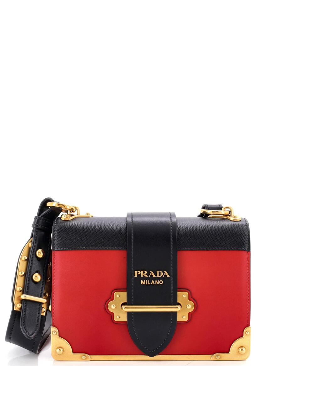 Prada Cahier Crossbody Bag Leather And #347864P12B